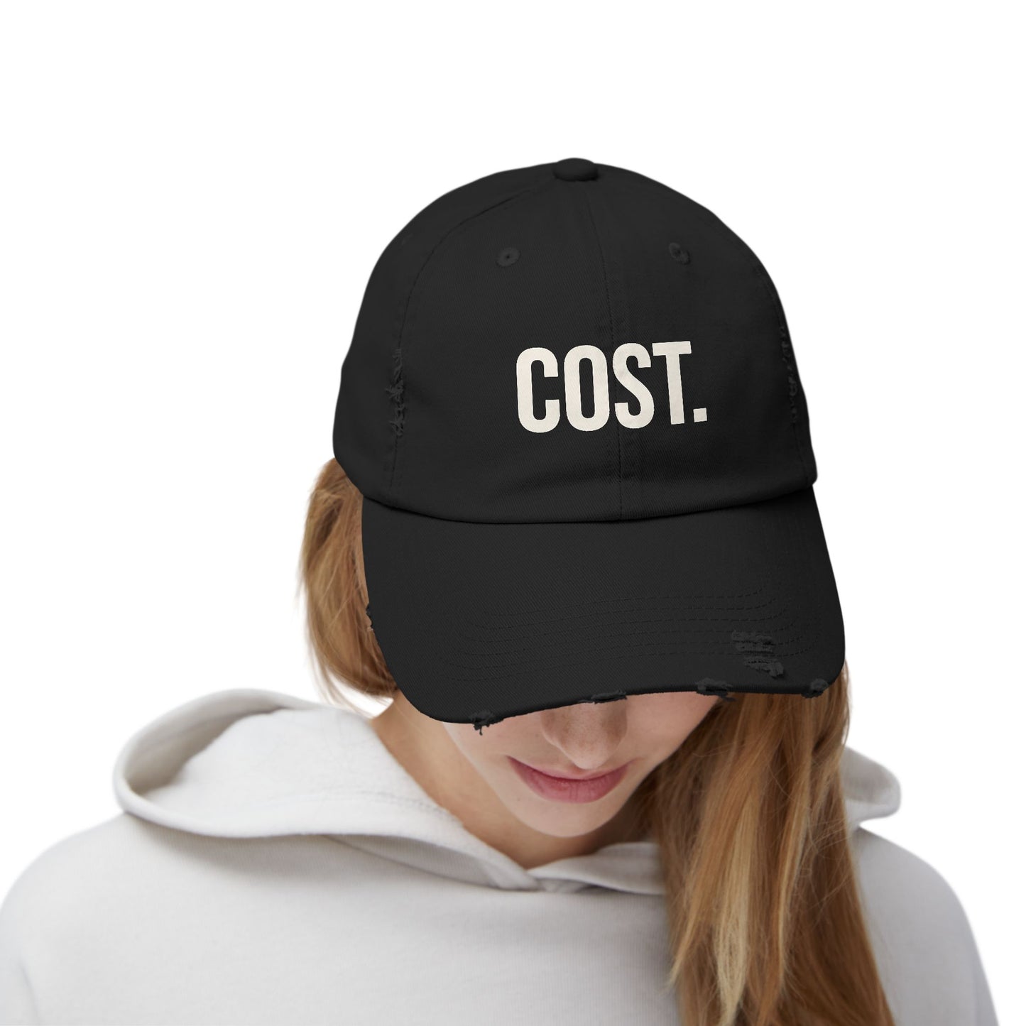COST. Distressed Dad Hat