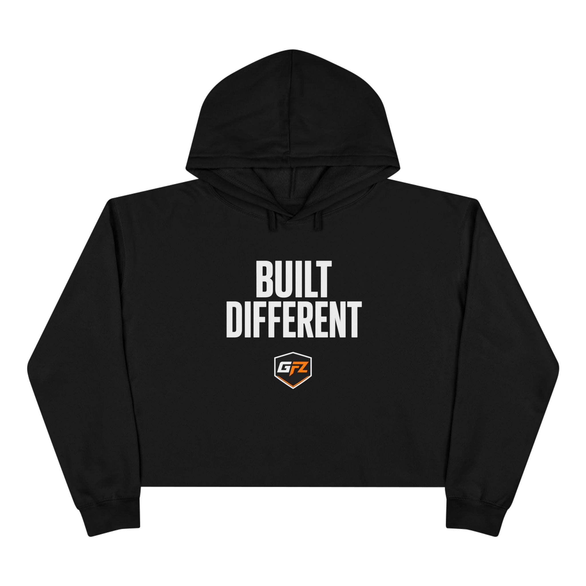 GFZ Cropped Hoodie – Built Different