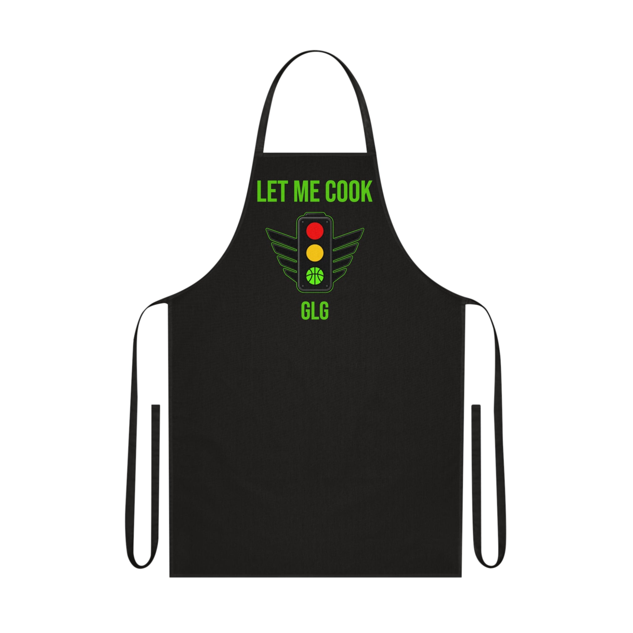 "LET ME COOK" Traffic Apron