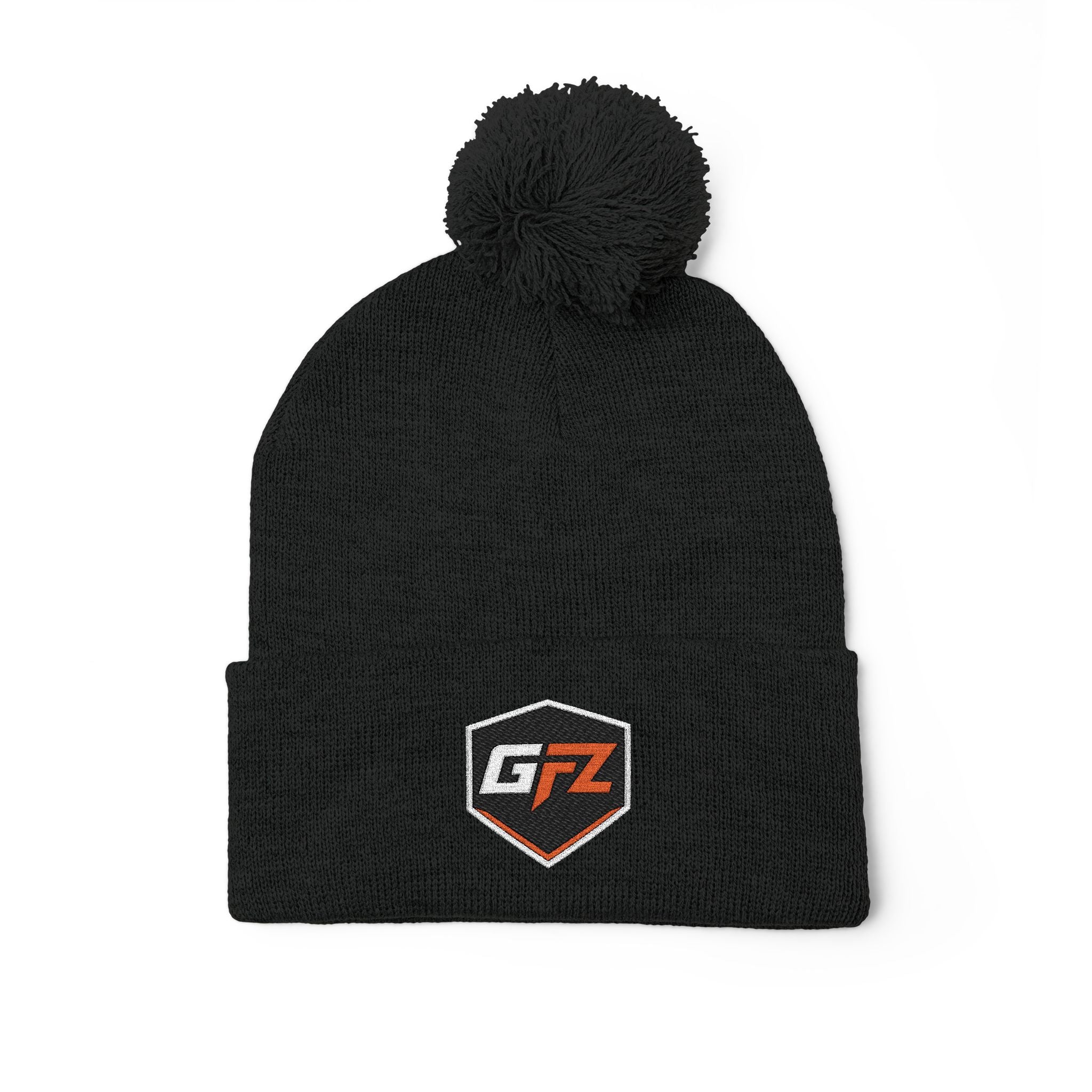 GFZ Shield Beanie — Pom-Poms