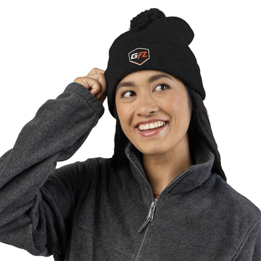 GFZ Shield Beanie — Pom-Poms