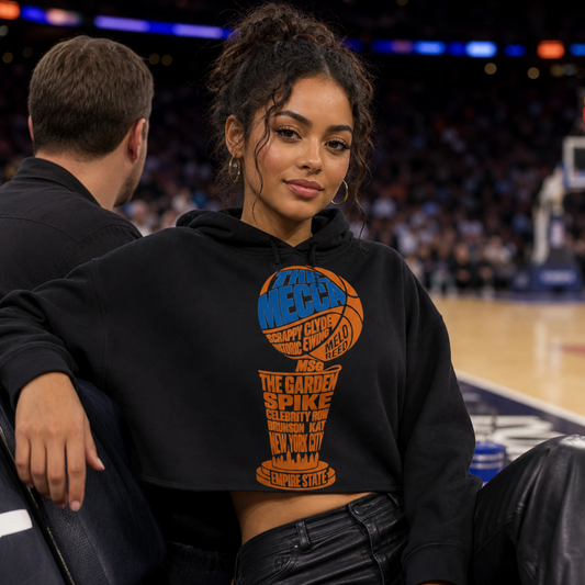 "The Mecca" Trophy Crop Hoodie