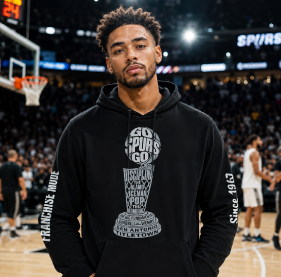 "Go Spurs Go" Trophy Hoodie